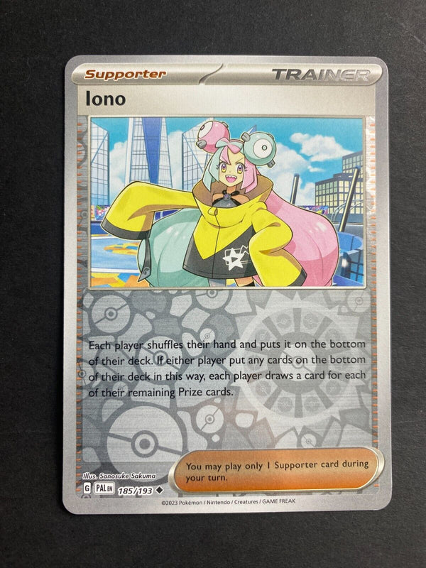 Pokemon Iono 185/193 Paldea Evolved Reverse Holo NM