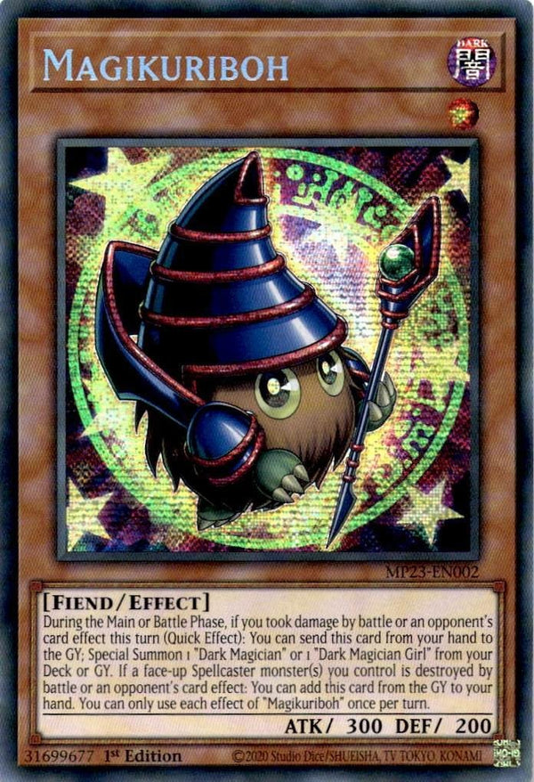 Yugioh Magikuriboh MP23-EN002 Secret Rare 1st Edition VLP/NM