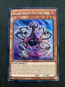 Yugioh Vulcan Dragni the Cubic King MVP1-ENS37 Secret Rare 1st Edition NM