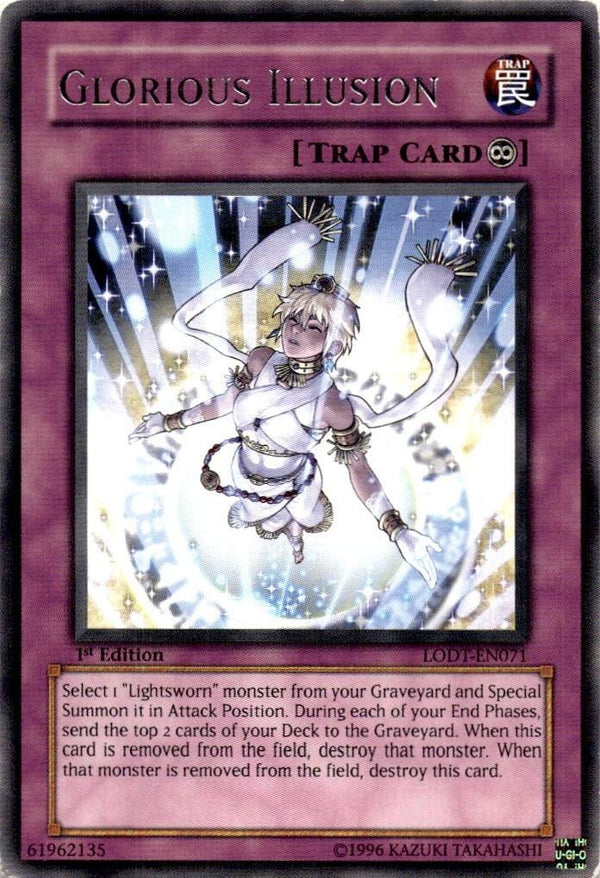 Yugioh Glorious Illusion LODT-EN071 Rare 1st Edition (ORIGINAL) HP