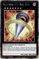 Yugioh Number 11: Big Eye RA04-EN062 Platinum Secret Rare 1st Edition NM