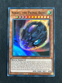 Yugioh Nibiru, the Primal Being RA01-EN015 Super Rare 1st Edition NM