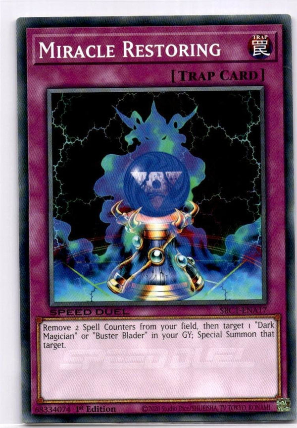 Yugioh Miracle Restoring SBC1-ENA17 Common 1st Edition NM