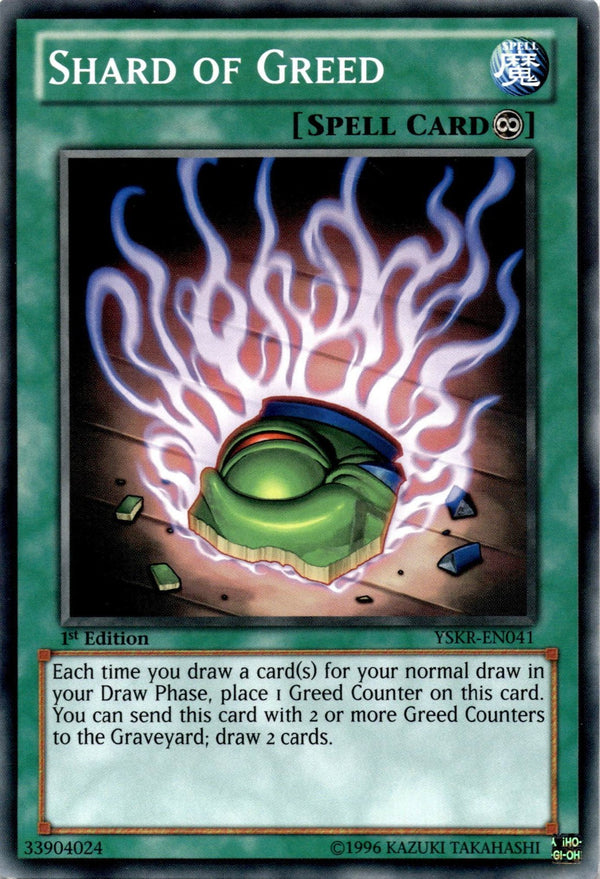 Yugioh Shard of Greed YSKR-EN041 Common 1st Edition VLP/NM