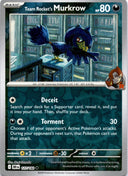 Pokemon Team Rocket's Murkrow 127/182 Destined Rivals Reverse Holo NM