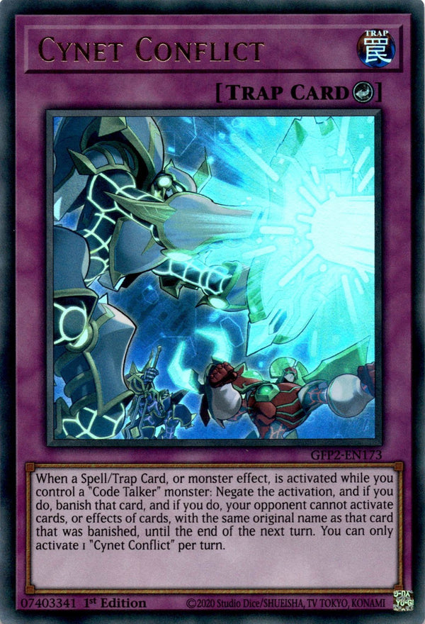 Yugioh Cynet Conflict GFP2-EN173 Ultra Rare 1st Edition NM