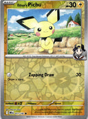 Pokemon Ethan's Pichu 071/182 Destined Rivals Reverse Holo NM