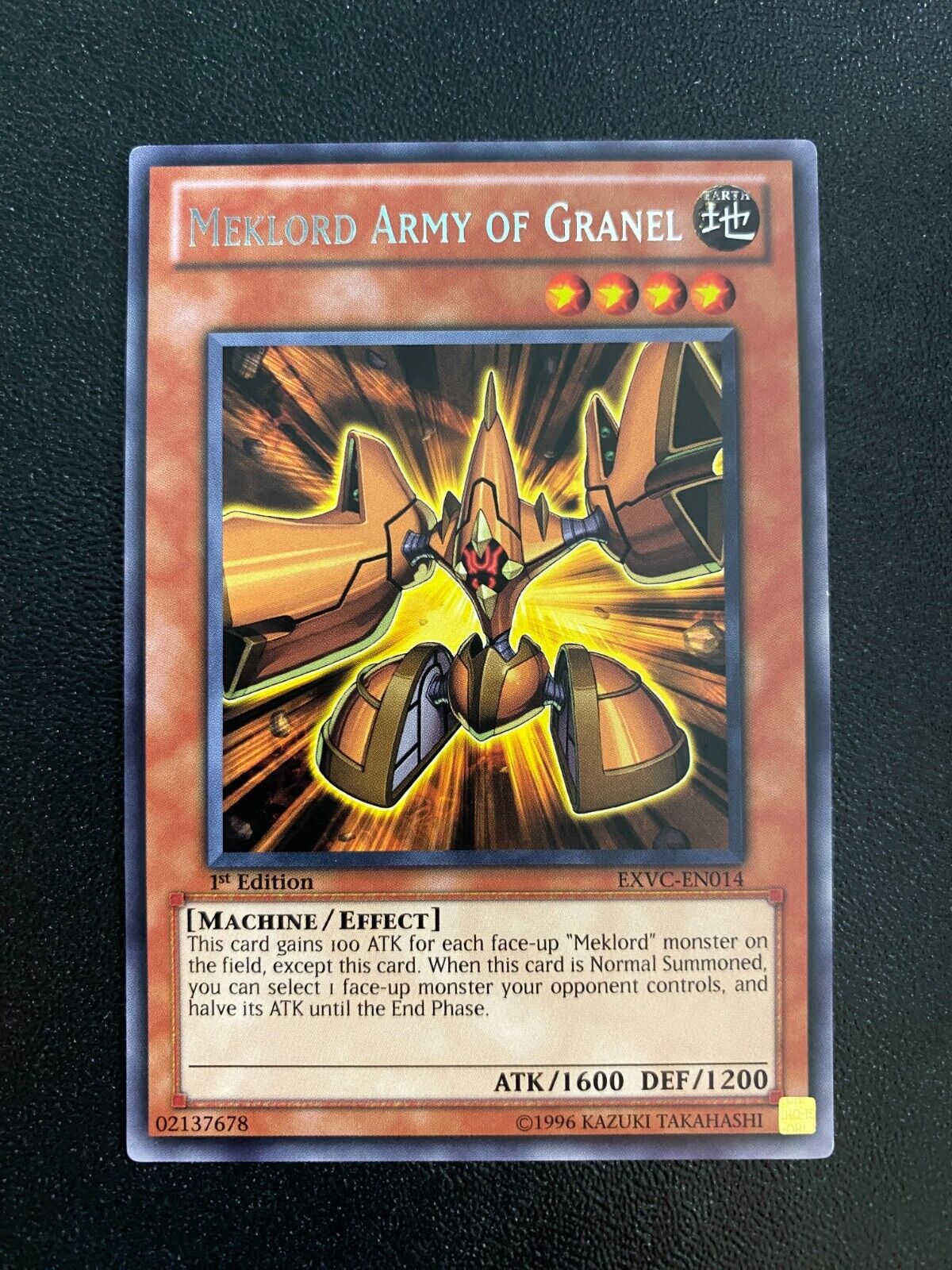 Yugioh Meklord Army of Granel EXVC-EN014 Rare 1st Edition LP/VLP