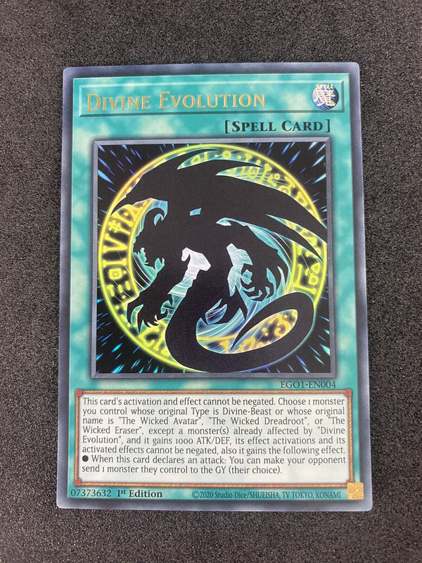 YuGiOh Divine Evolution EGO-EN004 Ultra Rare 1st Edition NM