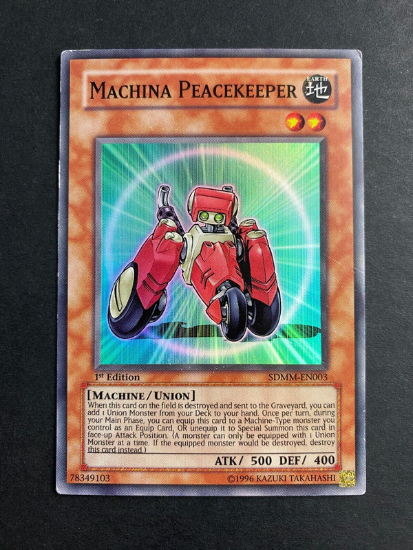 Yugioh Machina Peacekeeper SDMM-EN003 Super Rare 1st Edition HP