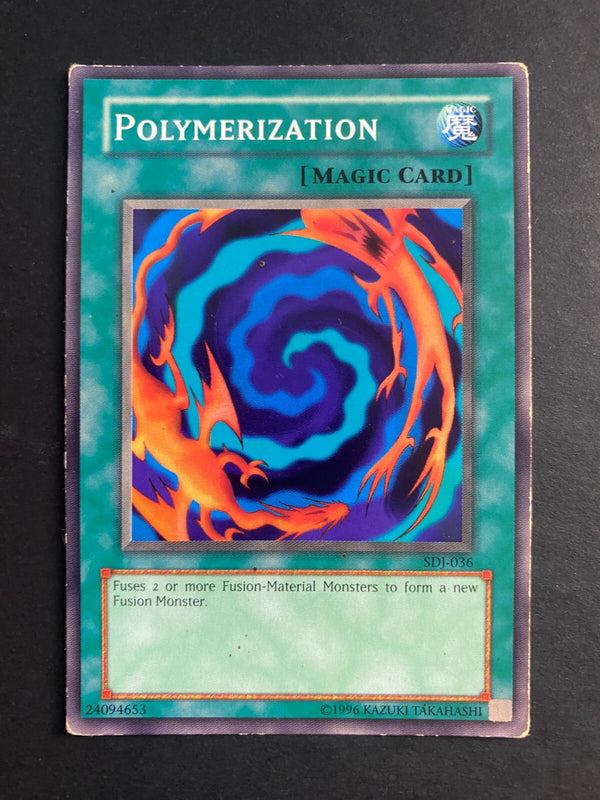 Yugioh Polymerization SDJ-036 Common Unlimited Edition HP