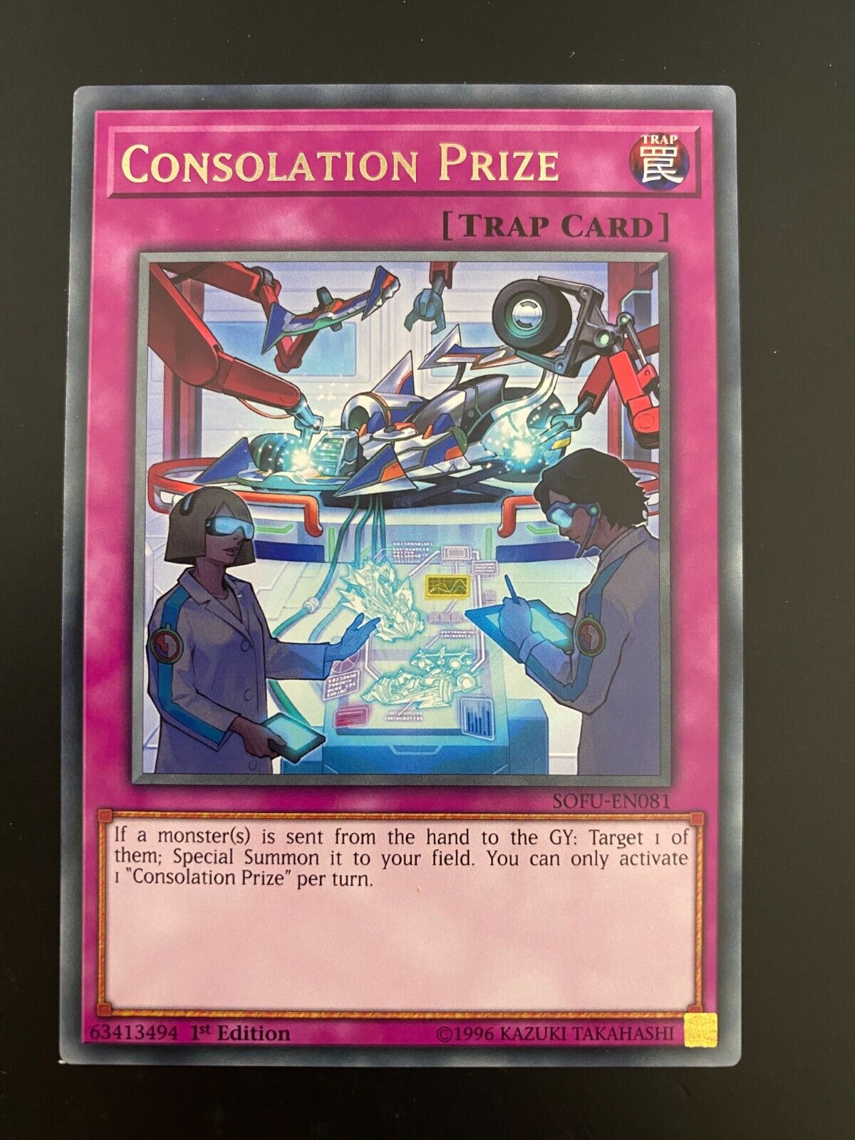 Yugioh Consolation Prize SOFU-EN081 Rare 1st Edition NM