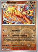 Pokemon Blaziken 042/182 Destined Rivals Reverse Holo NM