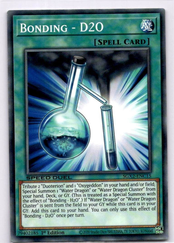 Yugioh Bonding - D2O SGX2-ENC15 Common 1st Edition NM