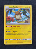 Pokemon Alolan Raichu 31/111 Crimson Invasion Non Holo MP-LP