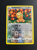 Pokemon Teddiursa 126/203 Evolving Skies Reverse Holo LP/NM