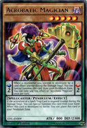 Yugioh Acrobatic Magician TDIL-EN009 Rare 1st Edition LP