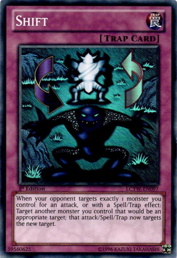 Yugioh Shift LCYW-EN097 Super Rare 1st Edition NM