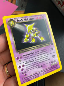 Pokemon Dark Alakazam 18/82 Team Rocket Rare Non Holo LP/VLP