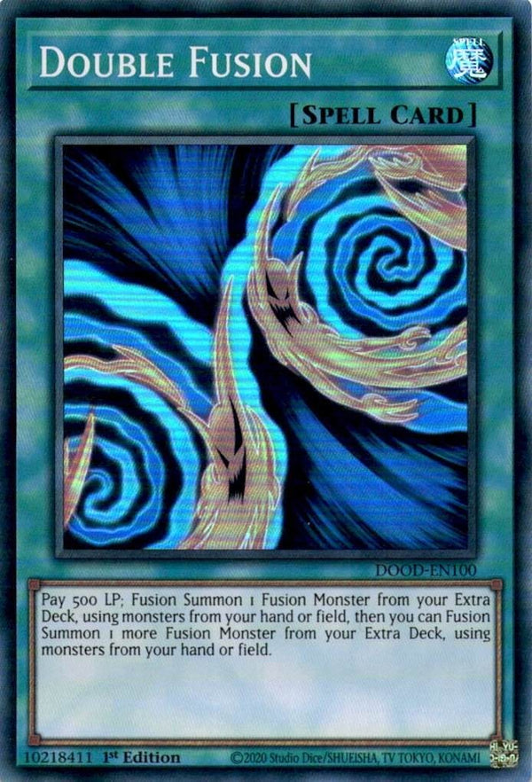 Yugioh Double Fusion DOOD-EN100 Super Rare 1st Edition NM