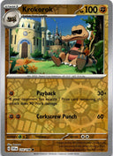 Pokemon Krokorok 116/198 Scarlet Violet Base Reverse Holo NM
