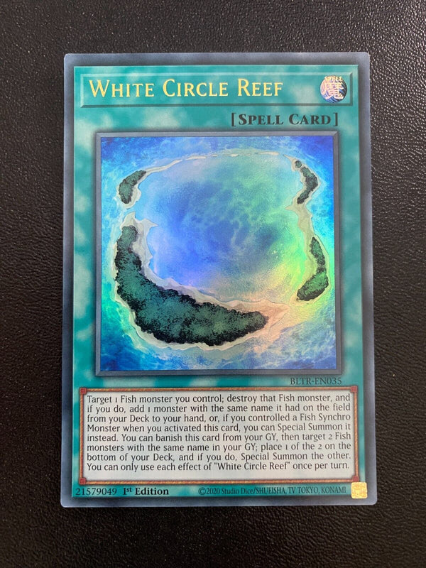 Yugioh White Circle Reef BLTR-EN035 Ultra Rare 1st Edition NM