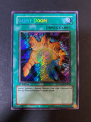 Yugioh Silent Doom GLAS-EN094 Secret Rare 1st Edition Euro LP/VLP