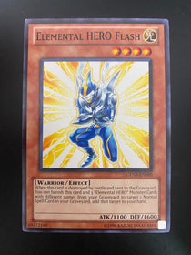 Yugioh Elemental Hero Flash GENF-EN090 Common Unlimited Edition NM