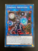 Yugioh Linkmail Archfiend RIRA-EN047 Super Rare 1st Edition NM/MINT (N)