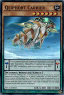 Yugioh Qliphort Carrier NECH-ENS03 Super Rare Limited Edition MP/LP