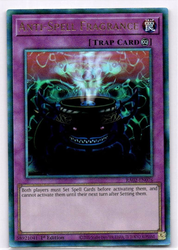 Yugioh Anti-Spell Fragrance RA02-EN076 Ultimate Rare 1st Edition NM