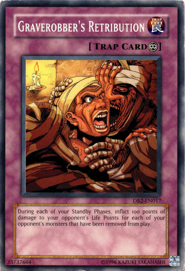Yugioh Graverobber's Retribution DB2-EN017 Common Unlimited Edition HP