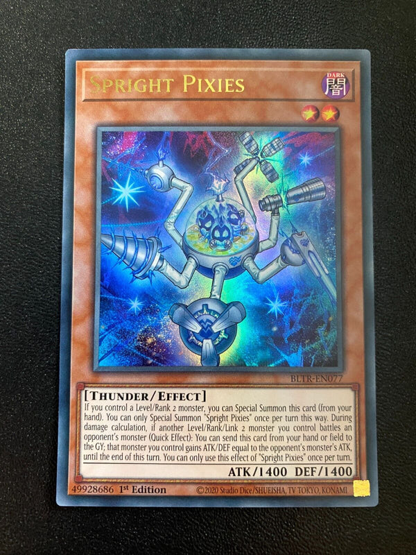 Yugioh Spright Pixies BLTR-EN077 Ultra Rare 1st Edition NM