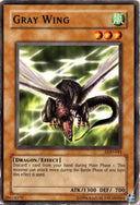 Yugioh Gray Wing LOD-041 Common Unlimited Edition DAMAGED
