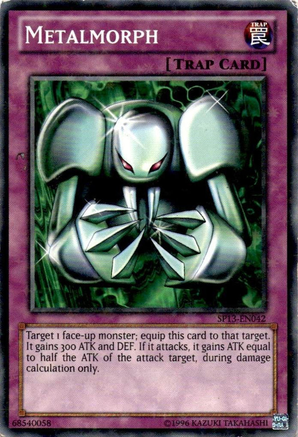 Yugioh Metalmorph SP13-EN042 Starfoil Rare Unlimited Edition DMG/HP