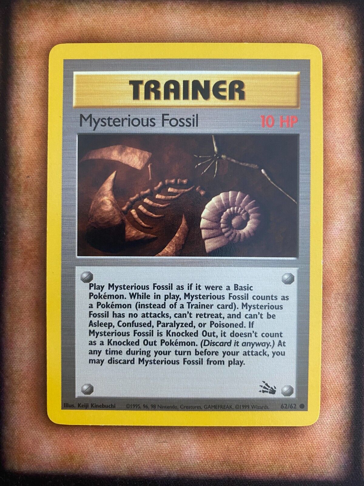 Pokemon Mysterious Fossil 62/62 Fossil LP-VLP