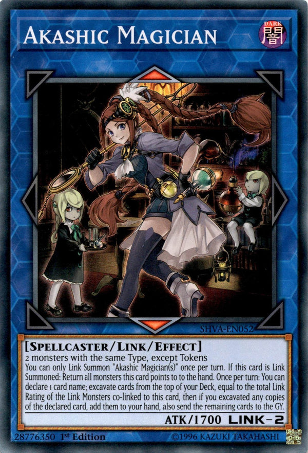 Yugioh Akashic Magician SHVA-EN052 Super Rare 1st Edition NM