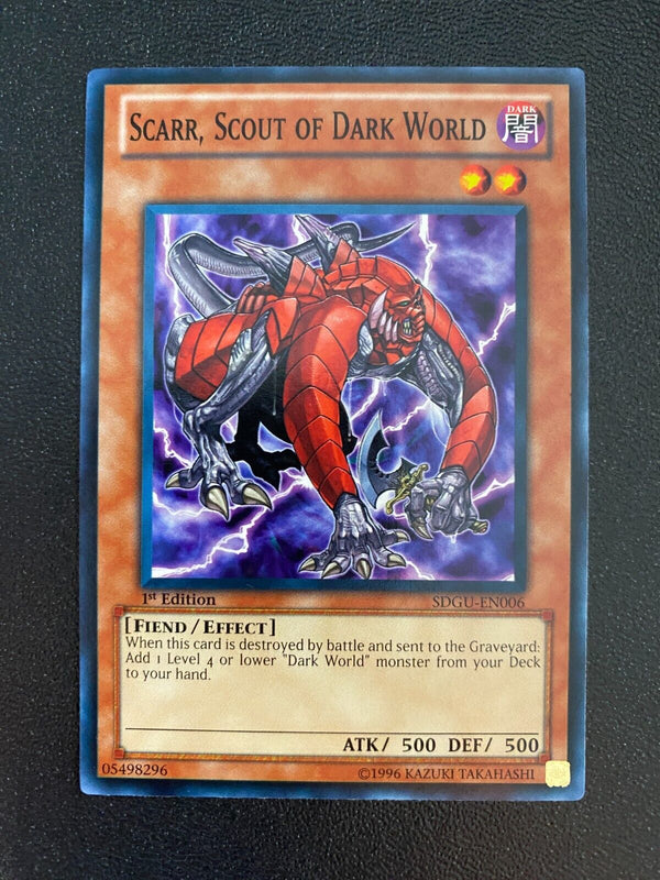 Yugioh Scarr, Scout of Dark World SDGU-EN006 Common 1st Edition NM