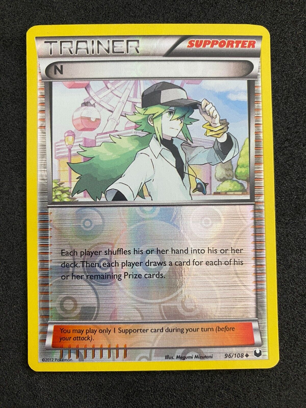 Pokemon N 96/108 Dark Explorers Reverse Holo LP