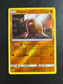 Pokemon Diglett 85/214 SM Unbroken Bonds Reverse Holo NM