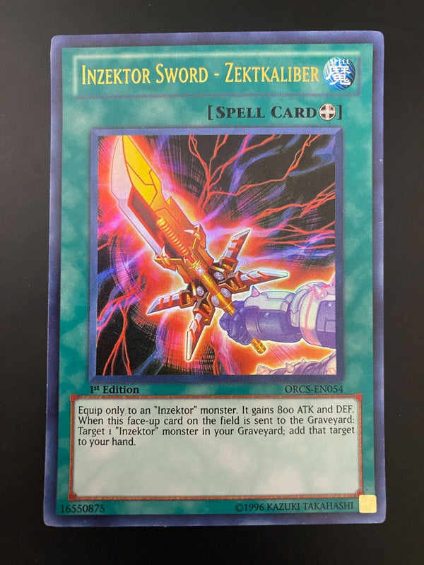 Yugioh Inzektor Sword - Zektkaliber ORCS-EN054 Ultra Rare 1st Edition LP/VLP