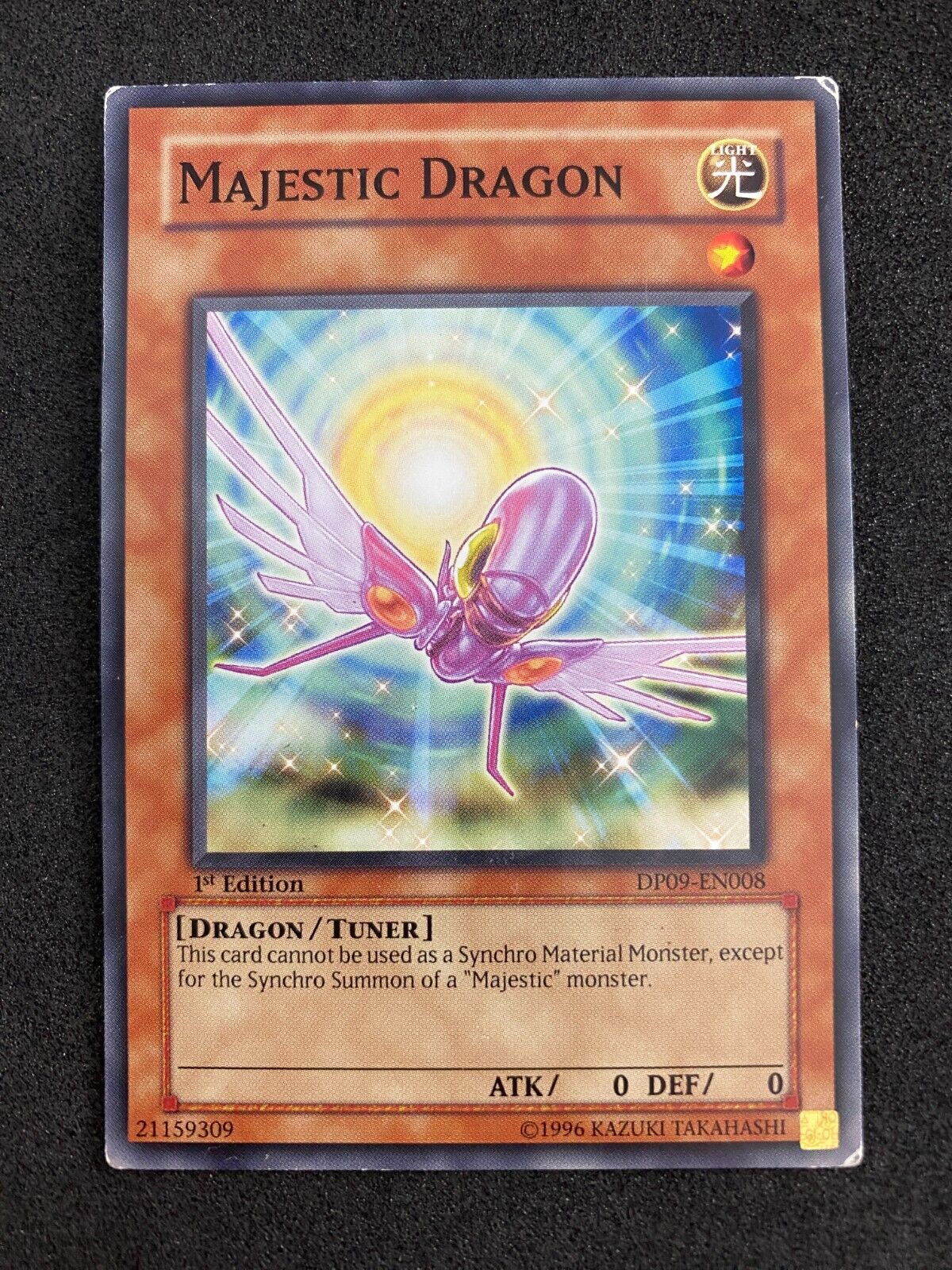 Yugioh Majestic Dragon DP09-EN008 1st Edition Common MP