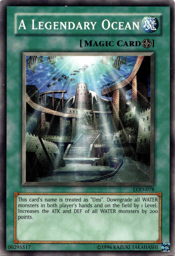 Yugioh A Legendary Ocean LOD-078 Common Unlimited Edition NM