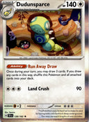 Pokemon Dudunsparce 129/162 Temporal Forces Holo NM