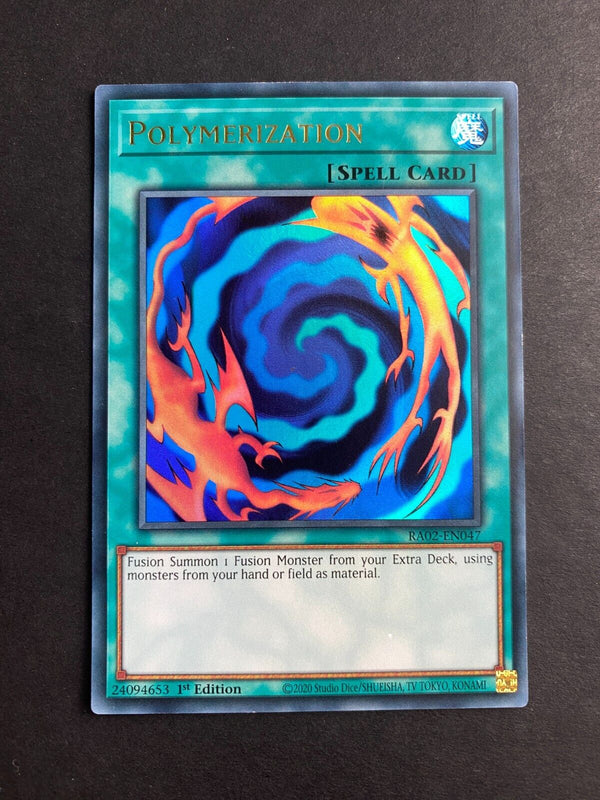 Yugioh Polymerization RA02-EN047 Ultra Rare 1st Edition NM