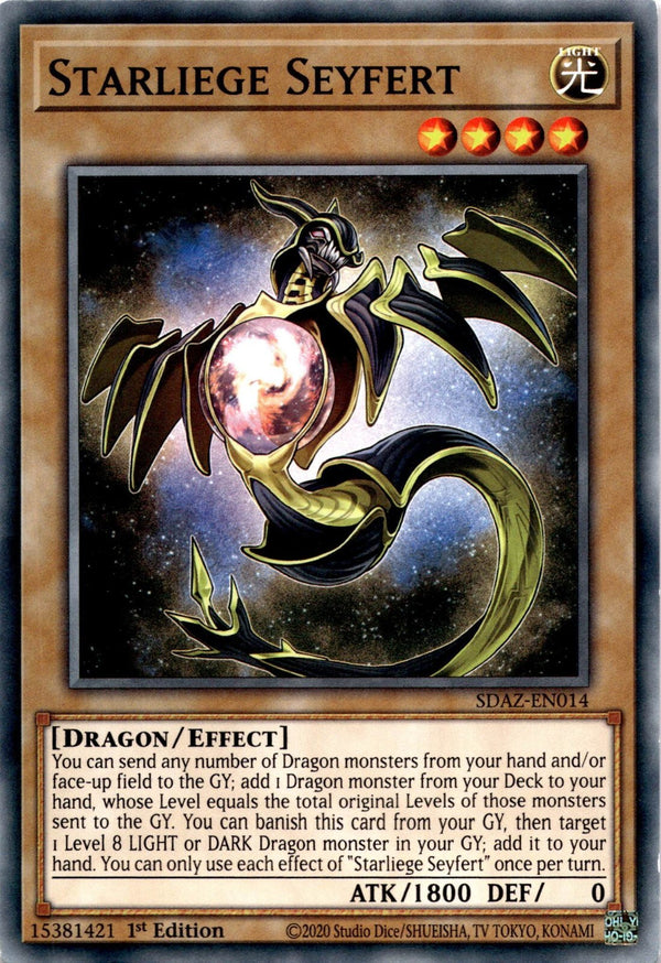 Yugioh Starliege Seyfert SDAZ-EN014 Common 1st Edition NM
