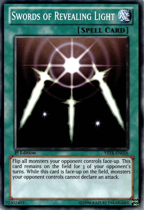 Yugioh Swords of Revealing Light YSYR-EN026 Common 1st Edition LP