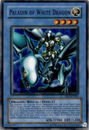 Yugioh Paladin of White Dragon DR1-EN081 Super Rare Unlimited Edition MP/LP