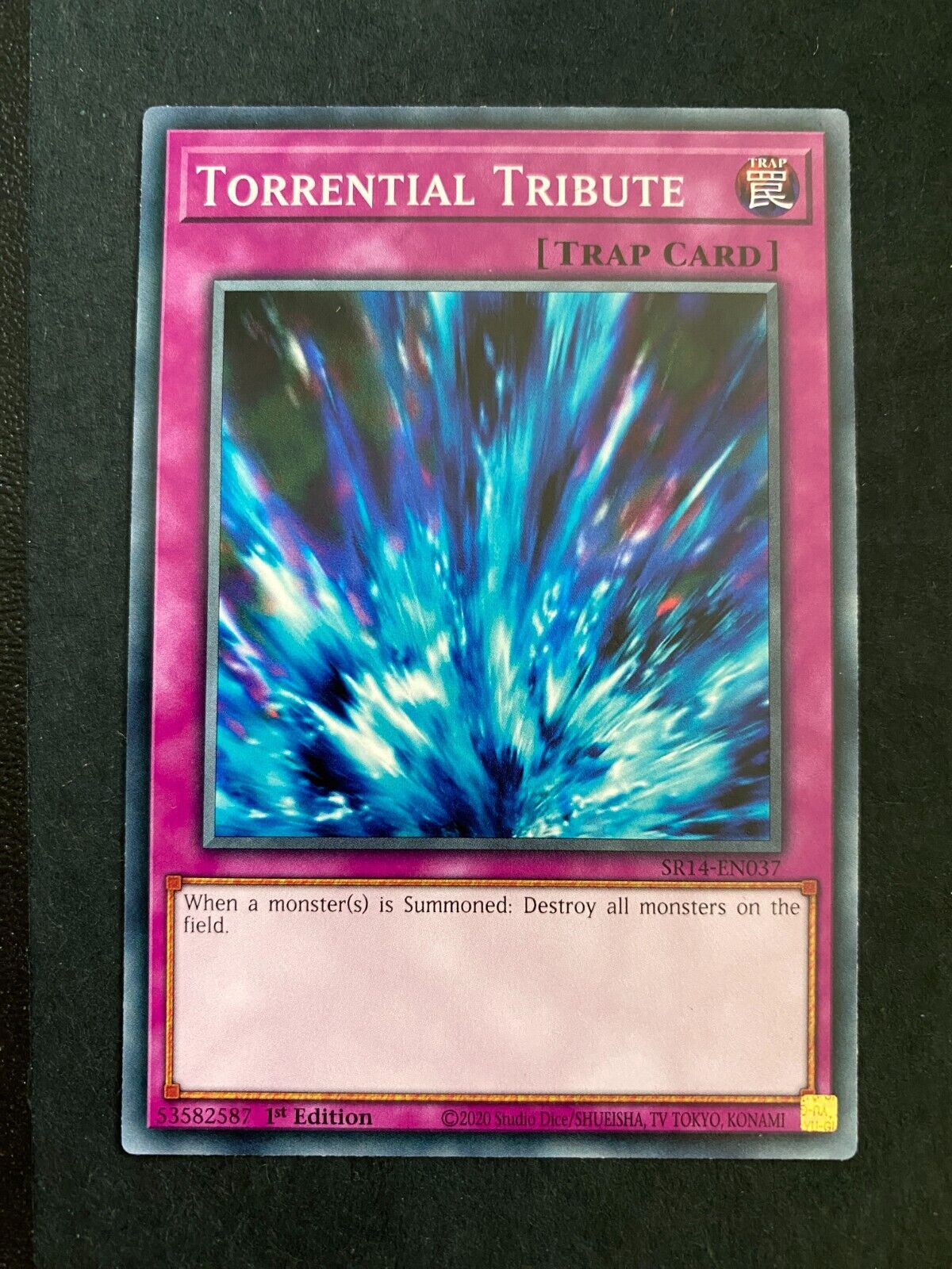 Yugioh Torrential Tribute SR14-EN037 Common 1st Edition NM