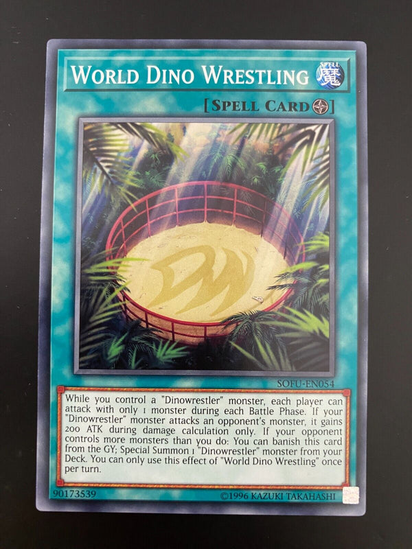 Yugioh World Dino Wrestling SOFU-EN054 Common1st Edition NM